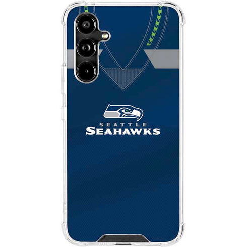 NFL Seattle Seahawks Team Jersey Galaxy A54 5G Clear Case