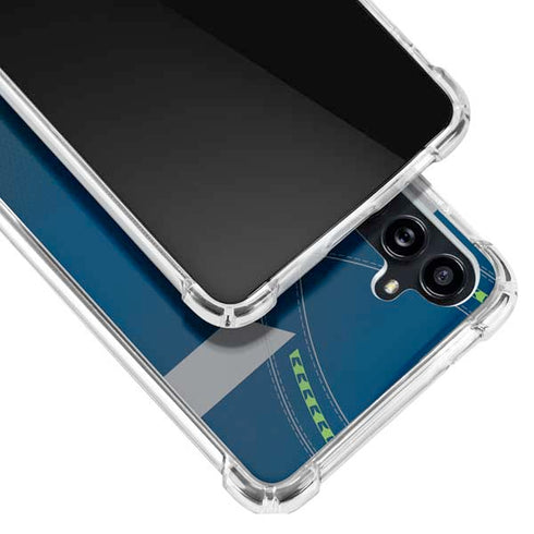 NFL Seattle Seahawks Team Jersey Galaxy A54 5G Clear Case