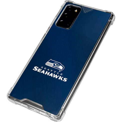 NFL Seattle Seahawks Team Jersey Galaxy Note20 5G Clear Case