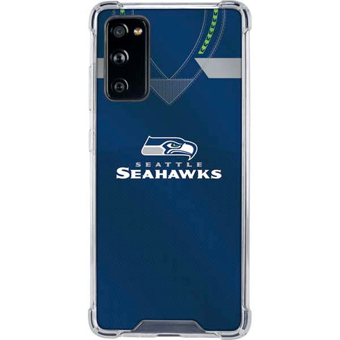 NFL Seattle Seahawks Team Jersey Galaxy S20 FE Clear Case