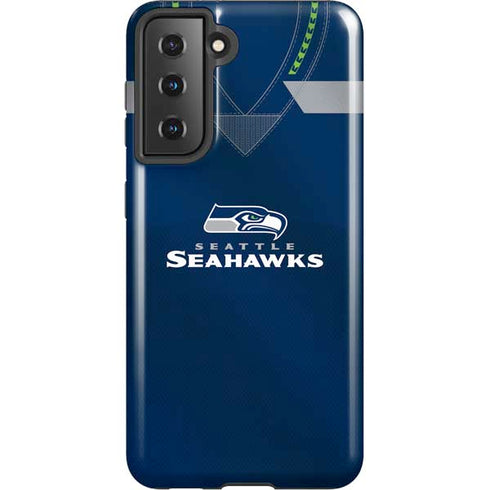 NFL Seattle Seahawks Team Jersey Galaxy S21 5G Pro Case