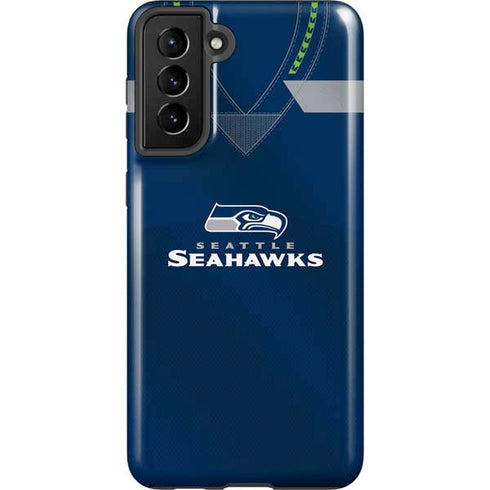 NFL Seattle Seahawks Team Jersey Galaxy S21 Plus 5G Pro Case