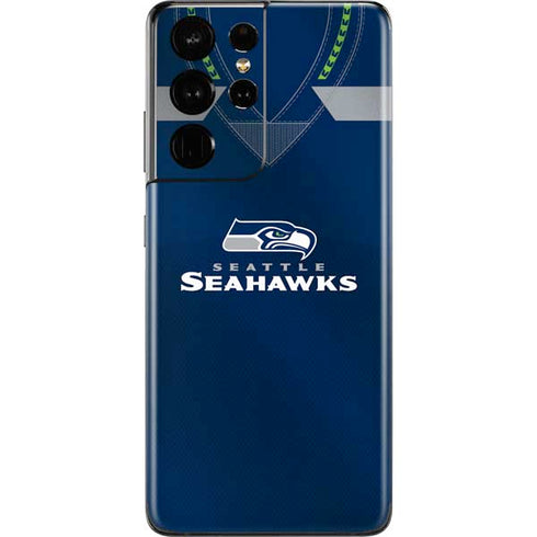 NFL Seattle Seahawks Team Jersey Galaxy S21 Ultra 5G Skin