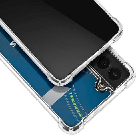 NFL Seattle Seahawks Team Jersey Galaxy S22 Clear Case