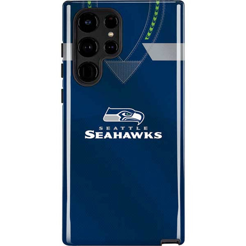 NFL Seattle Seahawks Team Jersey Galaxy S22 Ultra Pro Case