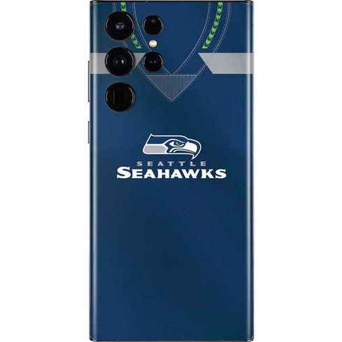 NFL Seattle Seahawks Team Jersey Galaxy S22 Ultra Skin