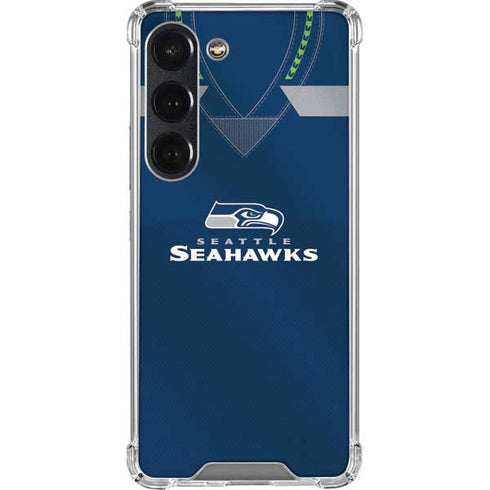 NFL Seattle Seahawks Team Jersey Galaxy S23 Clear Case