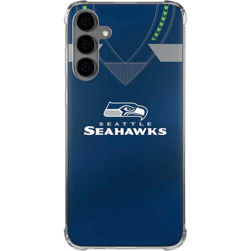NFL Seattle Seahawks Team Jersey Galaxy S24 Plus Clear Case