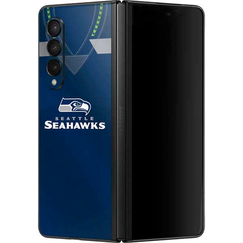 NFL Seattle Seahawks Team Jersey Galaxy Z Fold3 5G Skin