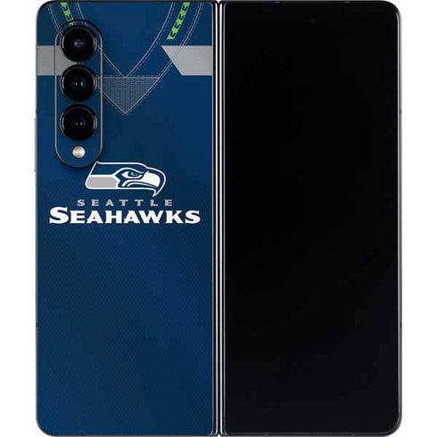 NFL Seattle Seahawks Team Jersey Galaxy Z Fold4 5G Skin