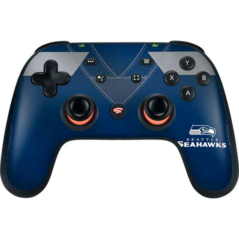 NFL Seattle Seahawks Team Jersey Google Stadia Controller Skin
