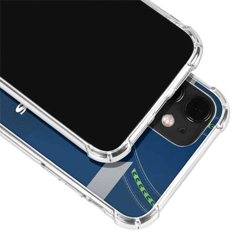 NFL Seattle Seahawks Team Jersey iPhone 12 Clear Case