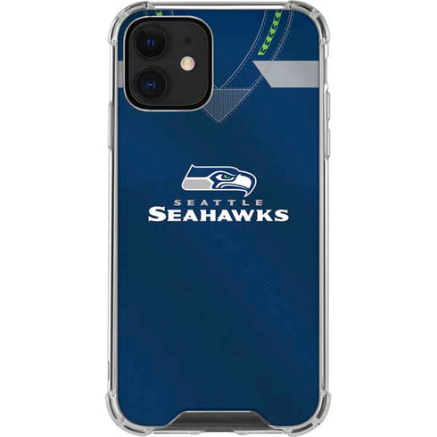 NFL Seattle Seahawks Team Jersey iPhone 12 Mini Clear Case