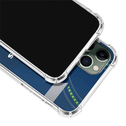 NFL Seattle Seahawks Team Jersey iPhone 12 Pro Clear Case