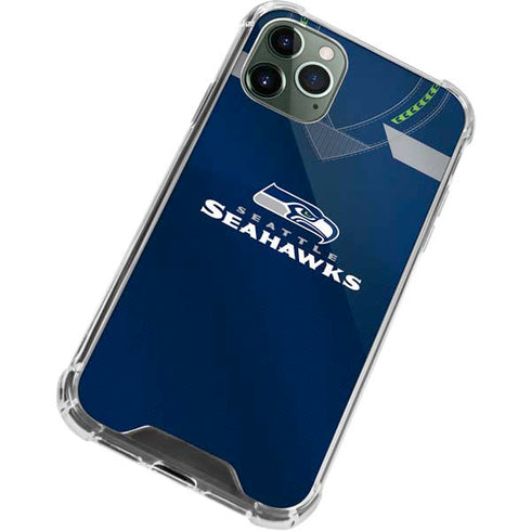 NFL Seattle Seahawks Team Jersey iPhone 12 Pro Clear Case