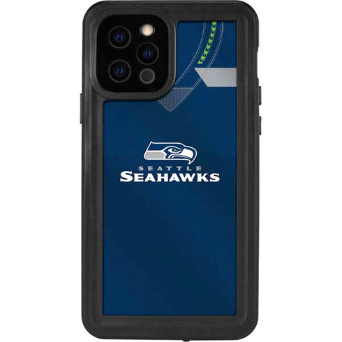 NFL Seattle Seahawks Team Jersey iPhone 12 Pro Waterproof Case