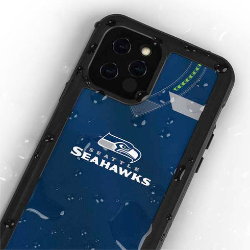 NFL Seattle Seahawks Team Jersey iPhone 12 Pro Waterproof Case