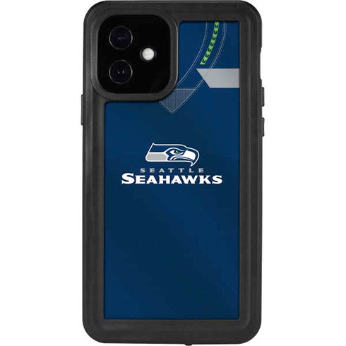 NFL Seattle Seahawks Team Jersey iPhone 12 Waterproof Case