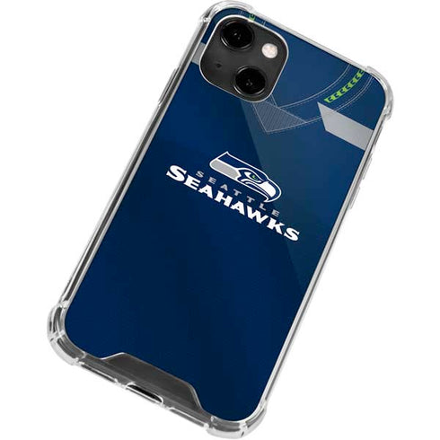NFL Seattle Seahawks Team Jersey iPhone 14 Clear Case