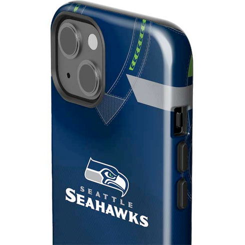 NFL Seattle Seahawks Team Jersey iPhone 15 Plus Impact Case