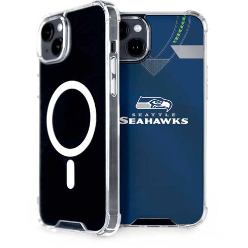 NFL Seattle Seahawks Team Jersey iPhone 14 MagSafe Case