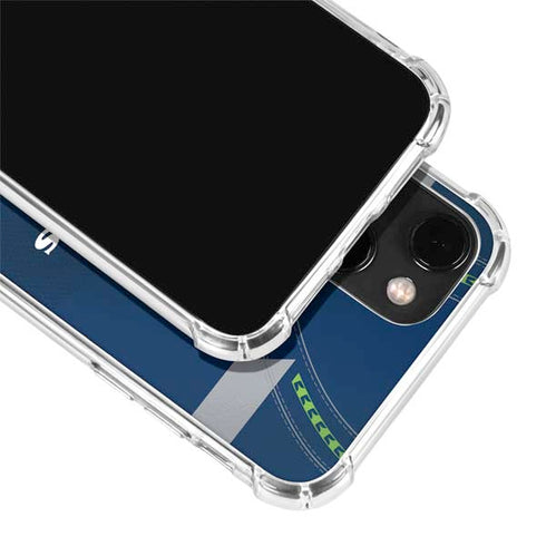 NFL Seattle Seahawks Team Jersey iPhone 15 Plus Clear Case