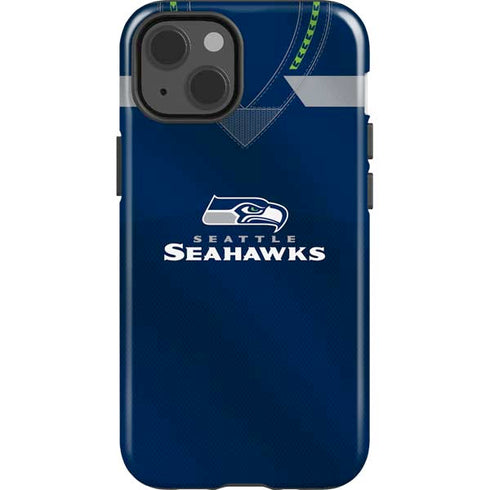 NFL Seattle Seahawks Team Jersey iPhone 15 Impact Case