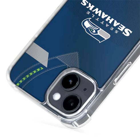 NFL Seattle Seahawks Team Jersey iPhone 14 Plus MagSafe Case