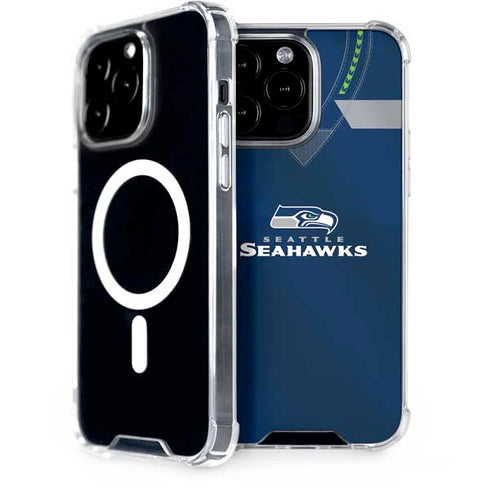 NFL Seattle Seahawks Team Jersey iPhone 14 Pro Max MagSafe Case