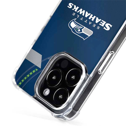 NFL Seattle Seahawks Team Jersey iPhone 15 Pro Max MagSafe Case