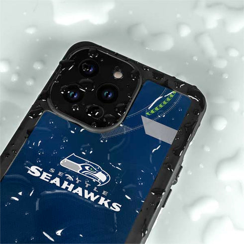 NFL Seattle Seahawks Team Jersey iPhone 14 Pro Max Waterproof Case