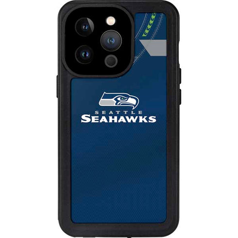 NFL Seattle Seahawks Team Jersey iPhone 15 Pro Waterproof Case