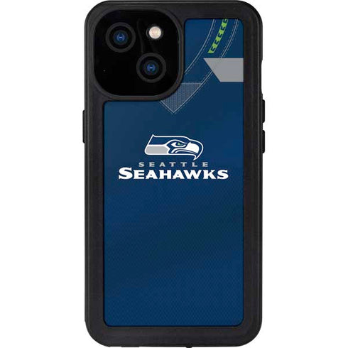 NFL Seattle Seahawks Team Jersey iPhone 15 Waterproof Case
