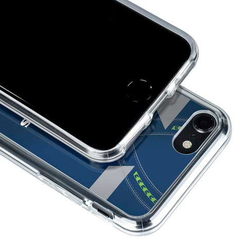 NFL Seattle Seahawks Team Jersey iPhone SE (2nd & 3rd Gen) Clear Case