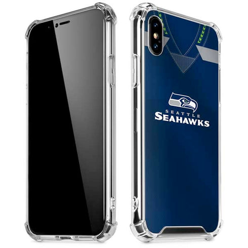 NFL Seattle Seahawks Team Jersey iPhone X/XS Clear Case