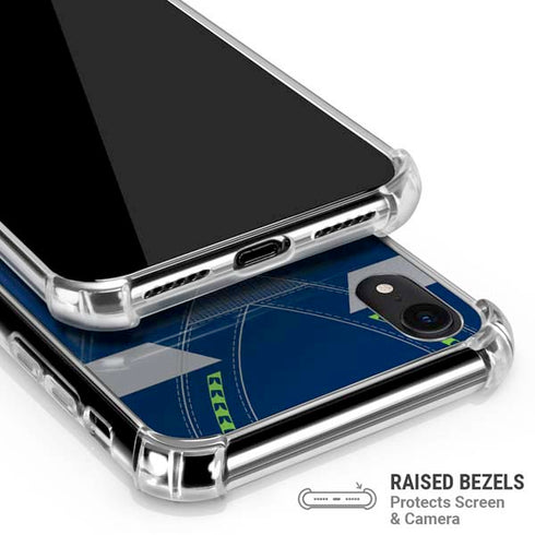 NFL Seattle Seahawks Team Jersey iPhone XR Clear Case