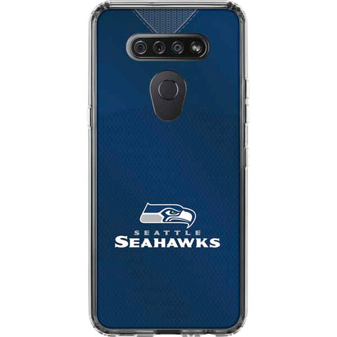 NFL Seattle Seahawks Team Jersey LG K51/Q51 Clear Case