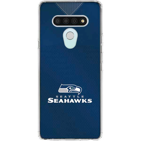 NFL Seattle Seahawks Team Jersey LG Stylo 6 Clear Case