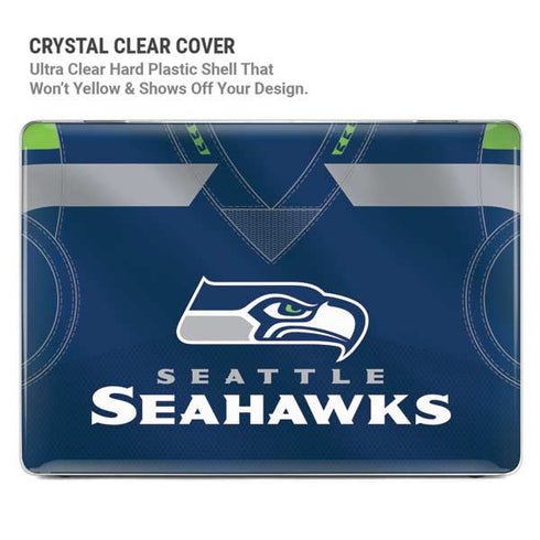 NFL Seattle Seahawks Team Jersey MacBook Pro 16in (2021-25) Case plus Skin