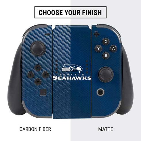 NFL Seattle Seahawks Team Jersey Nintendo Switch Bundle Skin