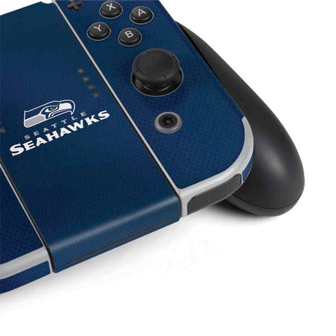 NFL Seattle Seahawks Team Jersey Nintendo Switch OLED (2021) Skin