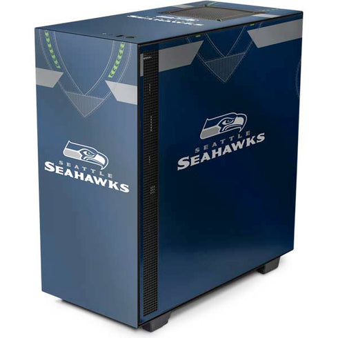 NFL Seattle Seahawks Team Jersey NZXT H510 Compact ATX Mid-Tower Case Skin