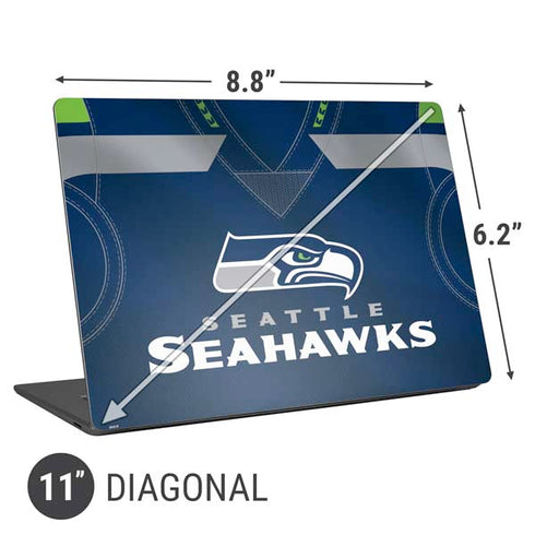 NFL Seattle Seahawks Team Jersey Universal Laptop 11in (8.8 x 6.2in) Skin