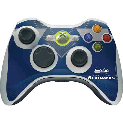 NFL Seattle Seahawks Team Jersey Xbox 360 Wireless Controller Skin