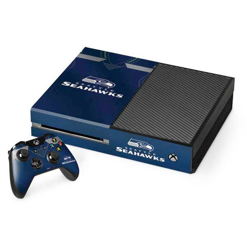 NFL Seattle Seahawks Team Jersey Xbox One Console and Controller Bundle Skin