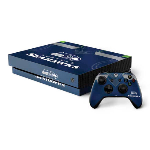 NFL Seattle Seahawks Team Jersey Xbox One X Bundle Skin