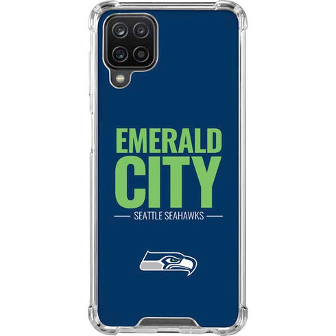 NFL Seattle Seahawks Team Motto Galaxy A12 Clear Case