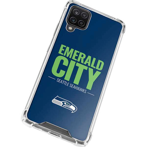NFL Seattle Seahawks Team Motto Galaxy A12 Clear Case