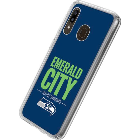 NFL Seattle Seahawks Team Motto Galaxy A20 Clear Case