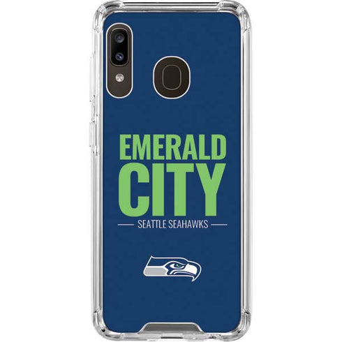 NFL Seattle Seahawks Team Motto Galaxy A30 Clear Case